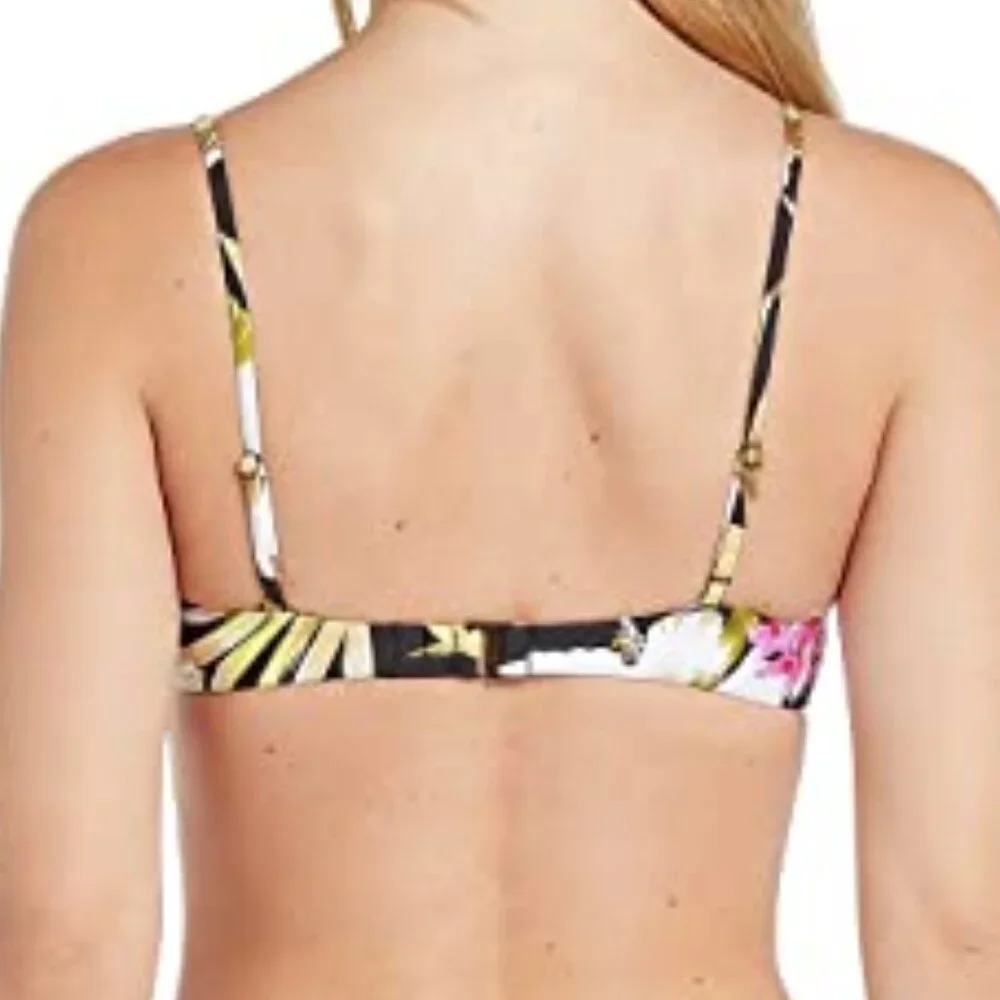 Volcom Shore She Can Scoop-Neck Bikini Top Size Large - Picture 8 of 8